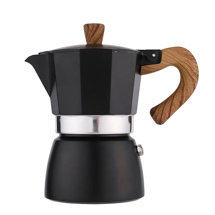 

Premium Aluminum Moka Coffee Stovetop Espresso Cup Moka Pot Percolator Pot for Moka Cuban Coffee Cappuccino Latte, Sliver/blue/red/black/white