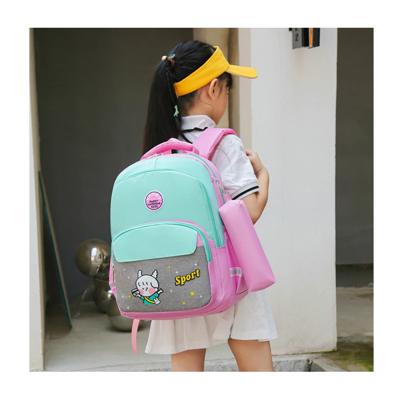 

2022 Cartoon Light-Weight Shoulder Bags With Pencil Case Cartoon Students Backpack For Boys Kids School Sets, Colors