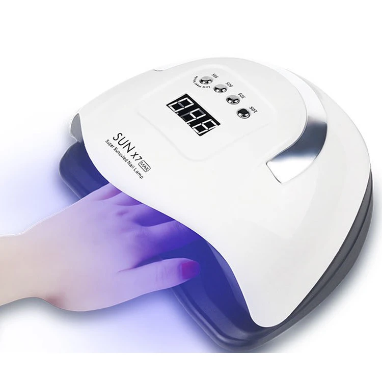 

180W Powerful SUN X7PLUS Nail Dryer 57 LED Quick Drying 10/30/60/99s Timing uv Gel Nail Curing Lamp