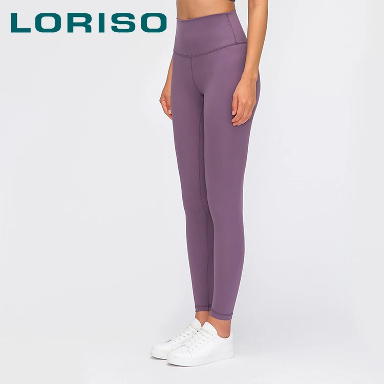 

Wholesale leggings linen lulu nylon spandex yoga pants with waist