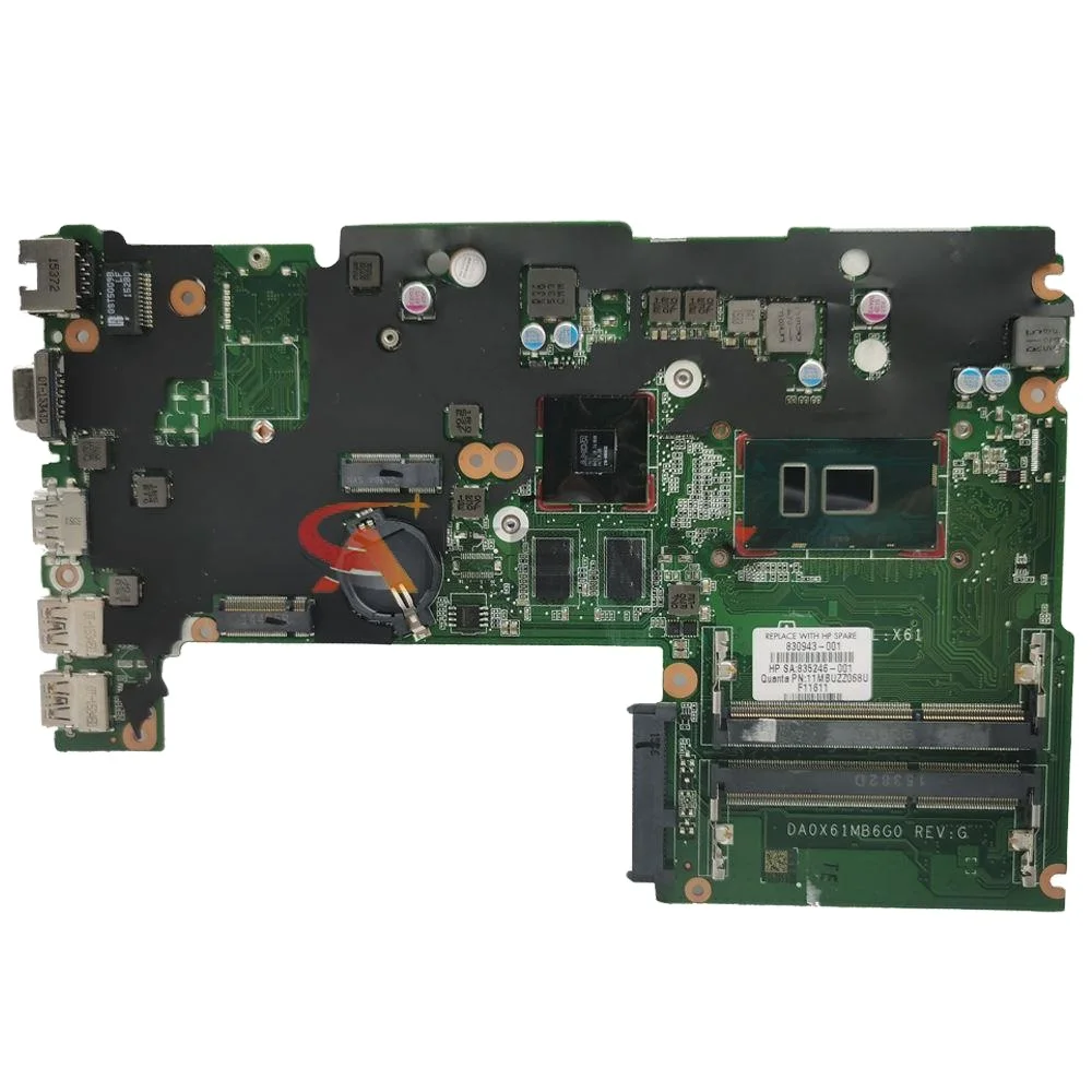 

For HP Probook 430 440 G3 Laptop Motherboard Mainboard DA0X61MB6G0 Motherboard W/ 3855U I3 I5 I7 6th Gen CPU DDR3 2G GPU