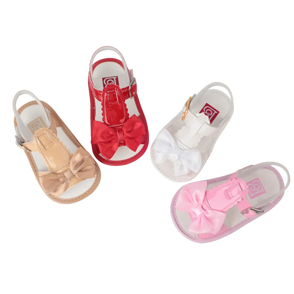 

Hot sale Baby soft bottom Non-slip toddler shoes 0-1 years old Breathable Girls sandals wholesale