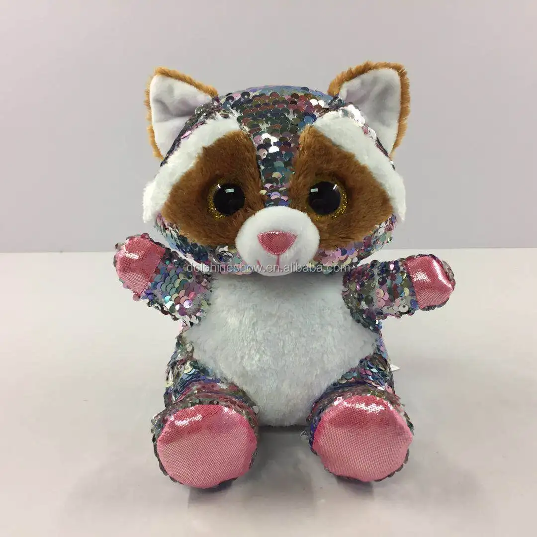 peluche aux yeux brillants
