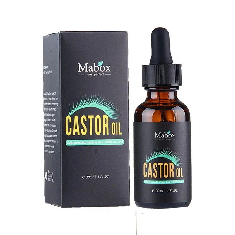 

Wholesale Mabox 30ml Eyelash Eyebrow Enhancer Organic Castor oil for hair growth