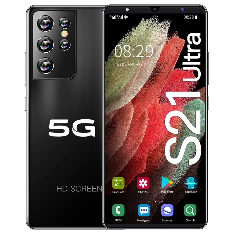 

Factory Supplier New brand s21 smartphones mobile phones china 4g 5g android cellphone