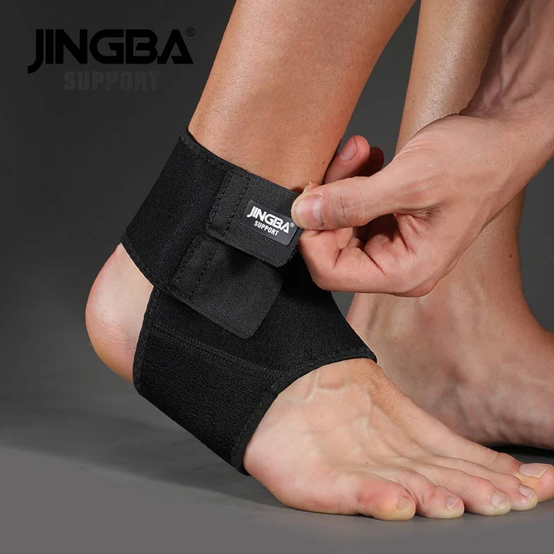 

JINGBA OEM/ODM Service Gym Breathable Neoprene Ankle Support Adjustable achilles socks Pressurized Joint Brace