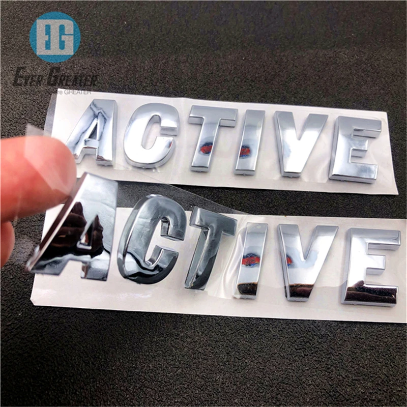Custom 3d Abs Letters Car Emblem Badge Logos Plastic Car Emblem Buy