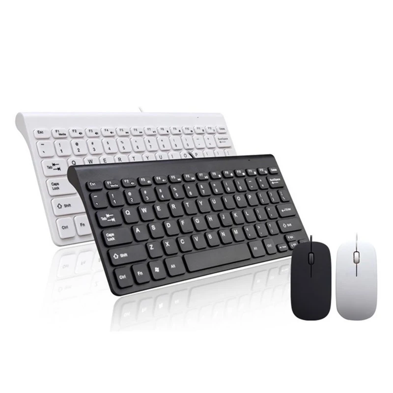 

Laptop Computer Keyboard USB Keyboard Cheap Silent Keyboard and Mouse Combo, Black white