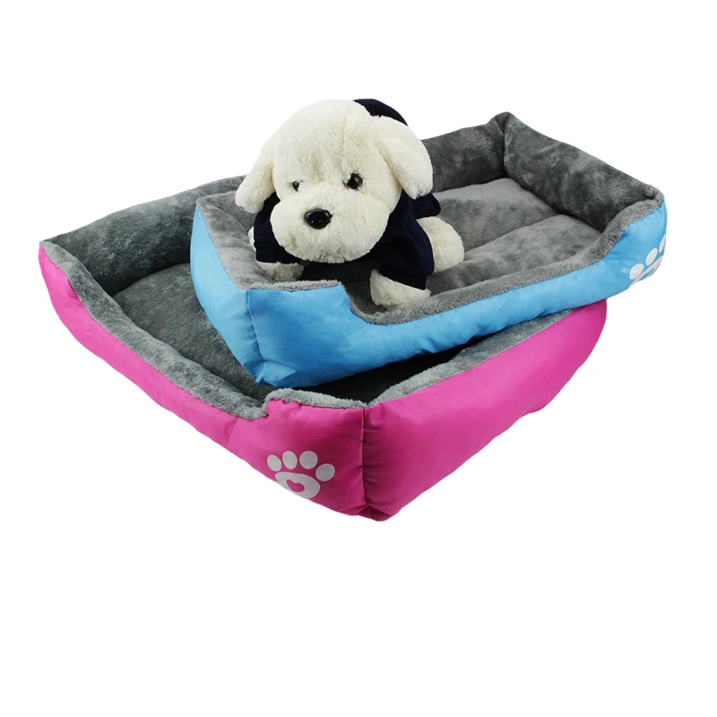 

Autumn Winter Warm Cat Bed Breathable Dog Pet Mat Portable, Plum, sky blue
