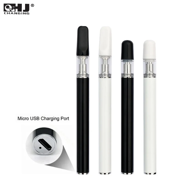 

Disposable Vape Pen 280mAh Rechargeable Battery 0.3ml 0.5ml Empty Cartridge Thick Oil Vaporizer Pen, Black/silver/white