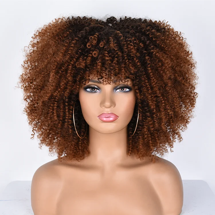 

wholesale supplier with bangs big hair straight short wigs for black women curly headband wig for sale kinky natural afro wigs