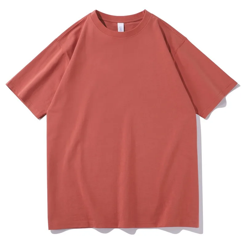 

Short Sleeve Soft Custom Tshirt 230g Heavy cotton Custom Printing Men T Shirt