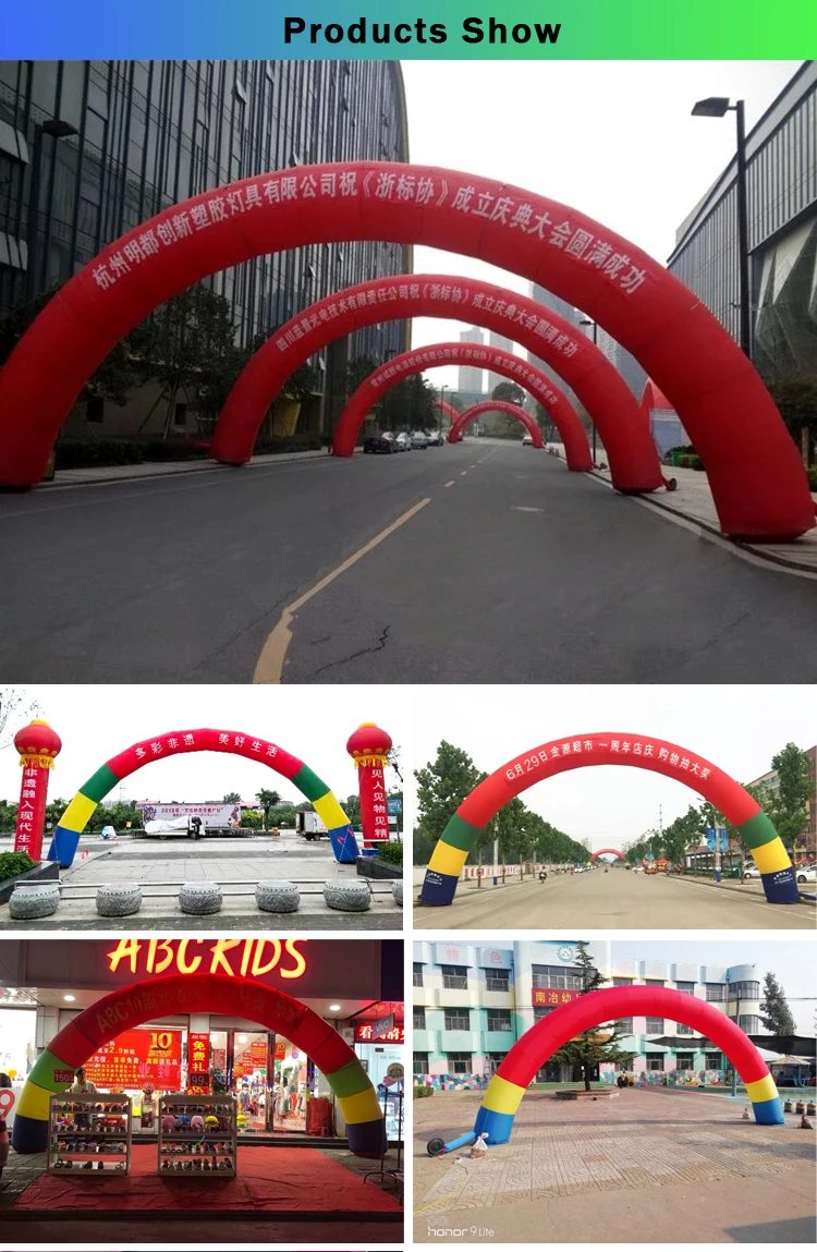 批发便宜的运动布充气广告拱门,充气拱门拱门用于体育活动展示