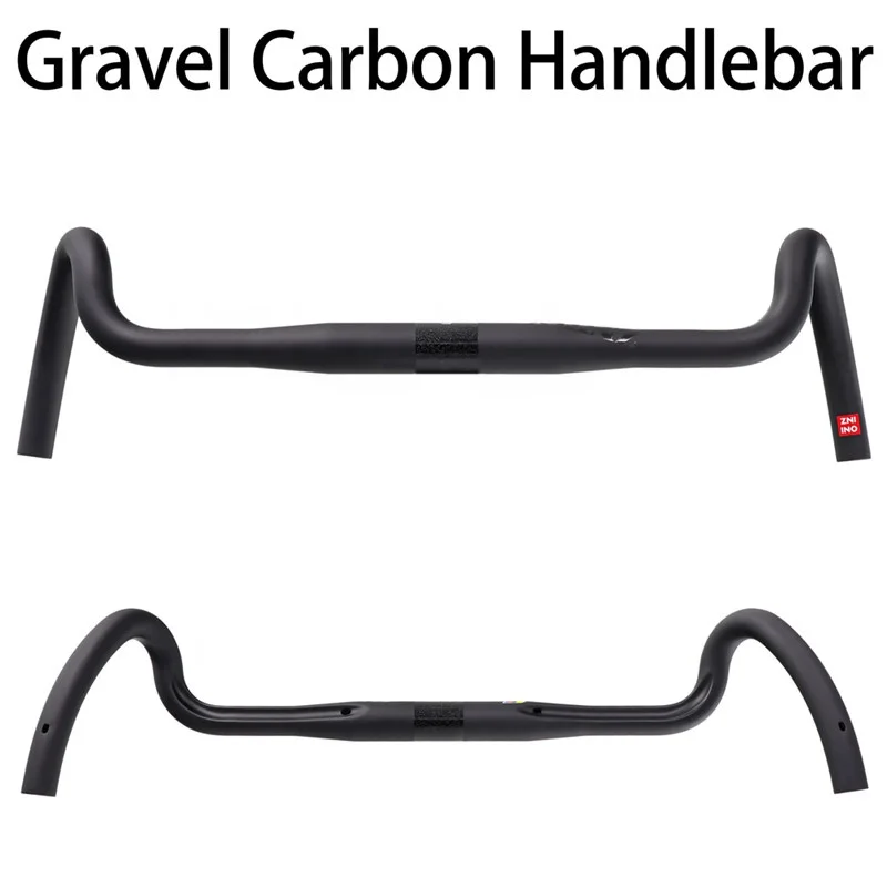 

2020 new Carbon Gravel handlebar Big Flare Bar Cyclocross Road Bike handlebars 400/420/440mm carbon fiber bicycle handlebar