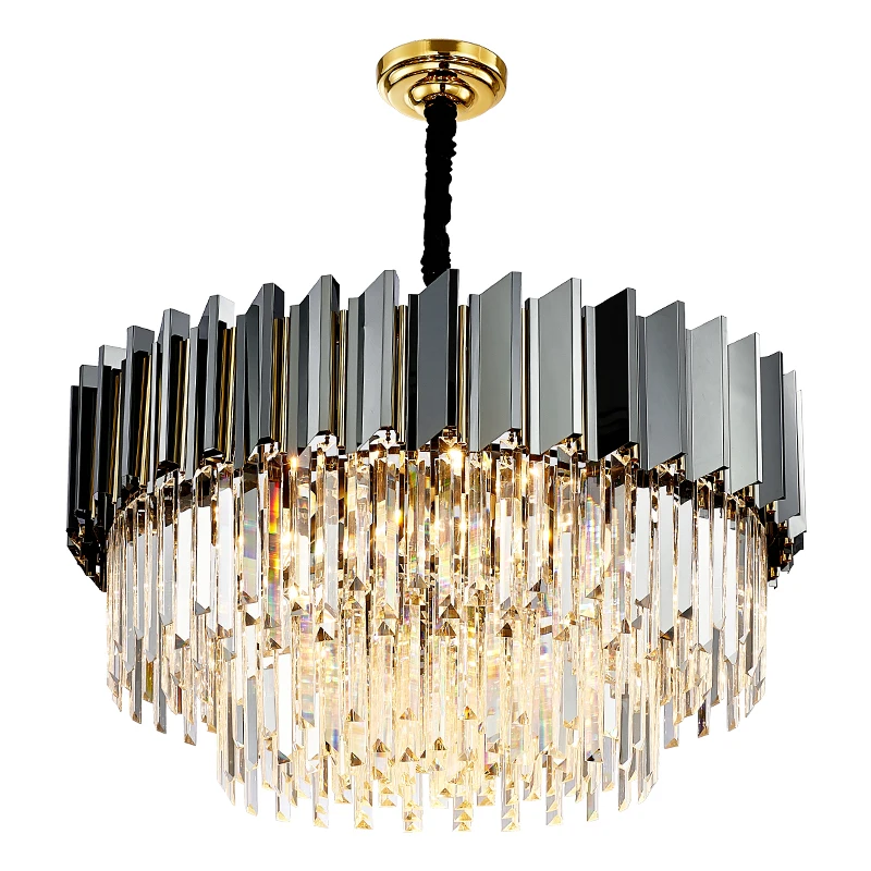 Buying online in china round or oval pendant lighting wedding decorative luxury hotel k9 crystal chandelier for dinning room