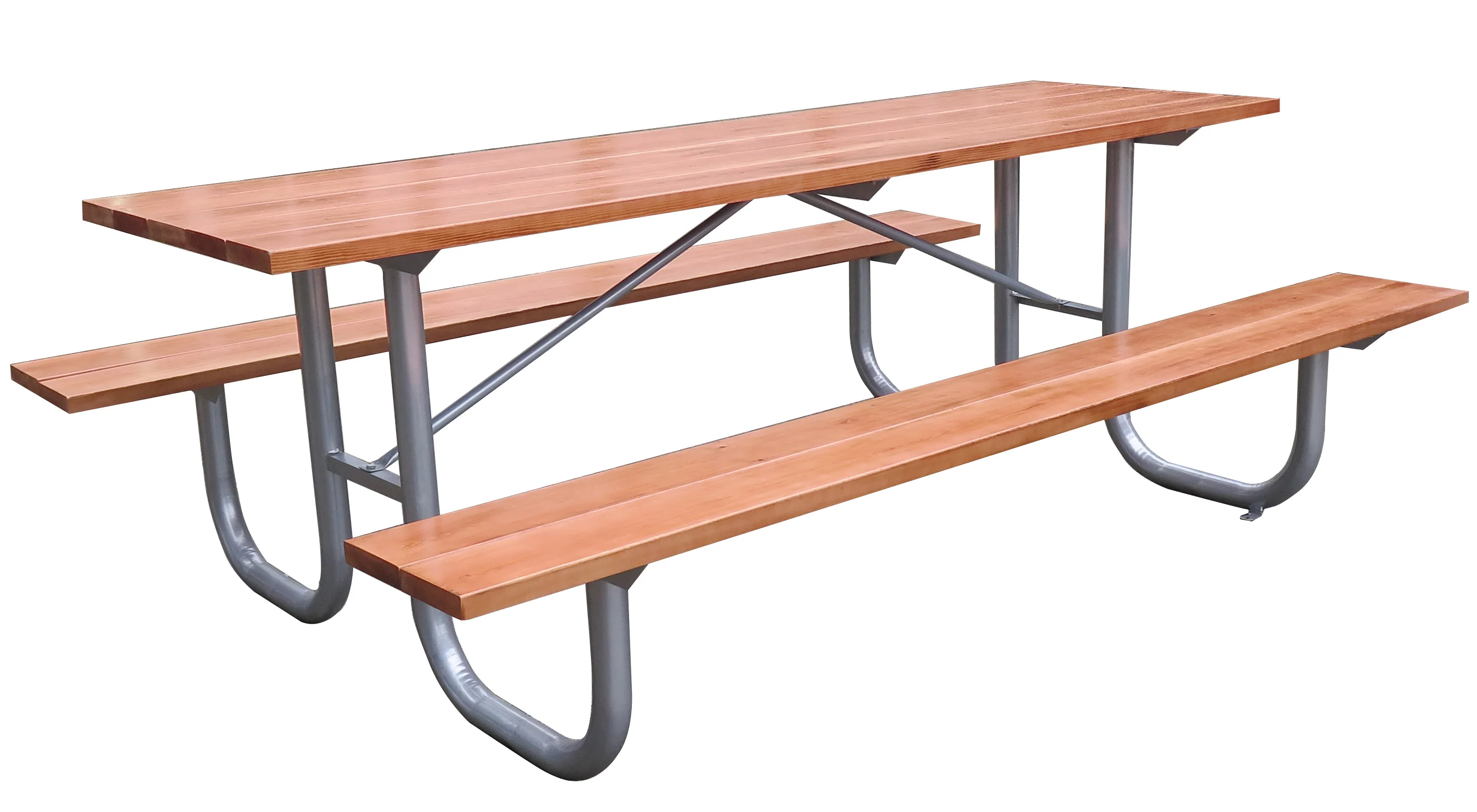 Wooden Wrought Iron Haoyida Factory outlet Bench Coffee Shop Wpc Portable Square Pipe Solid Cafeteria Outdoor Dinning Table