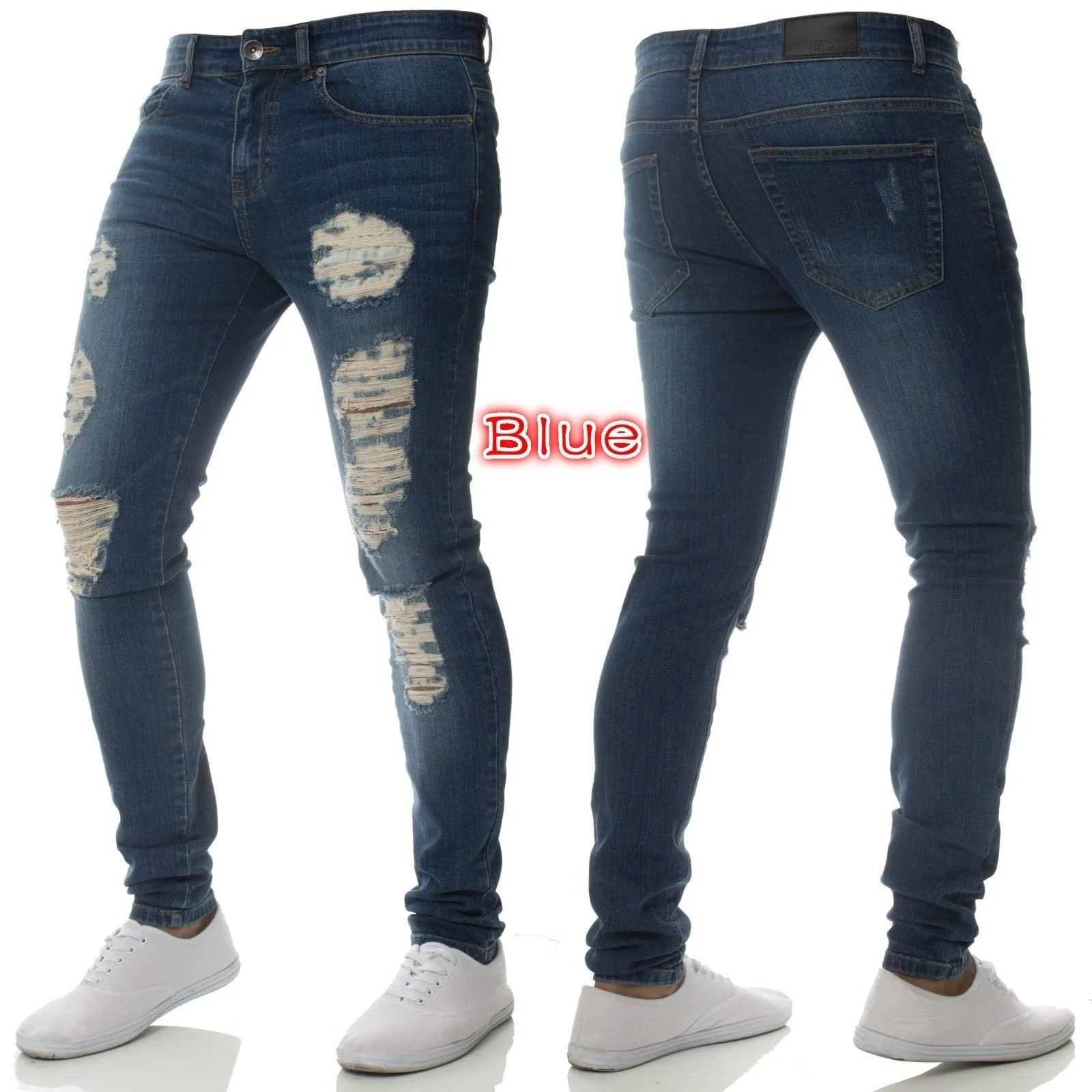 

Wholesale Denim Fabrics Skinny Trousers Pants Mens Jeans