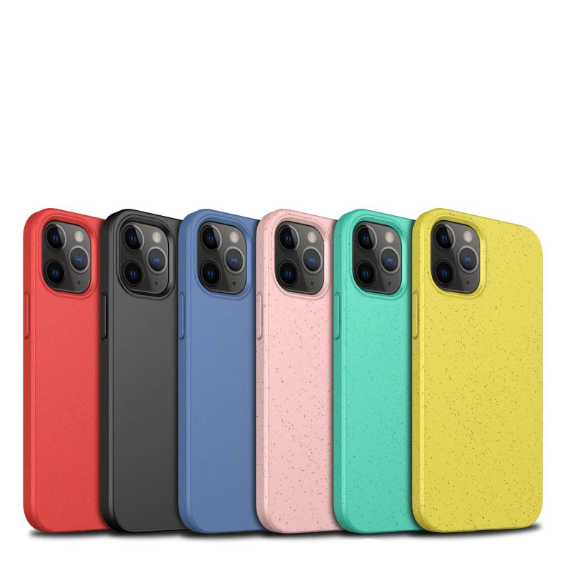 

Suitable for iPhone cell phone soft shell silicone anti-drop Shockproof back case protective cover, 6 colors