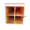 Durable Yellow FRP Square Tube for Fuel Gas Marker Post
