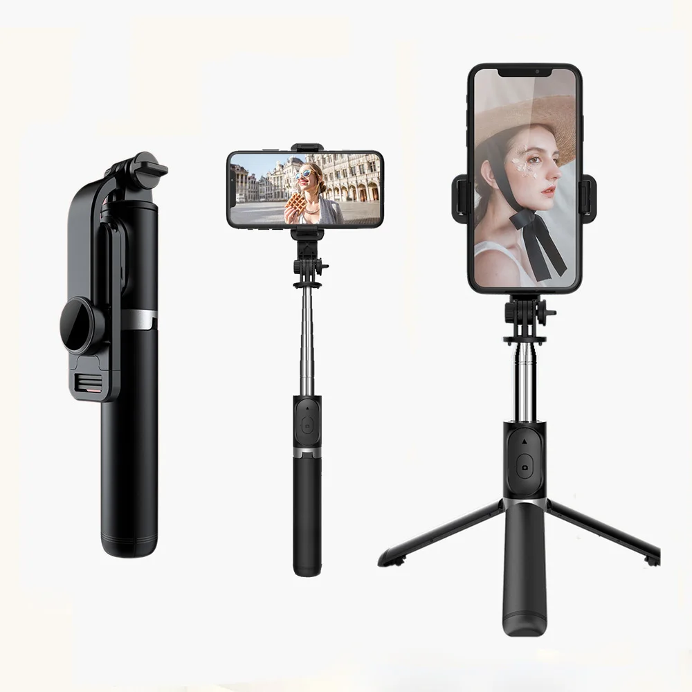 

YTGEE Flexible Selfie Stick Bluetooths Tripod 3 In 1 Mini 360 Degree Selfie Stick Handheld Telescopic Wireless Live Selfie Stick