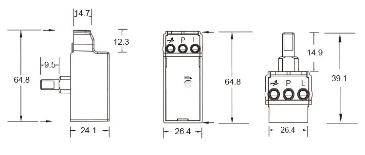 UK Standard AC 220V 250W Smart no neutral LED zigbee dimmer - ANKUX.COM