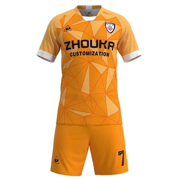 

ZHOUKA soccer uniform jersey set custom soccer jersey simple jersey soccer man