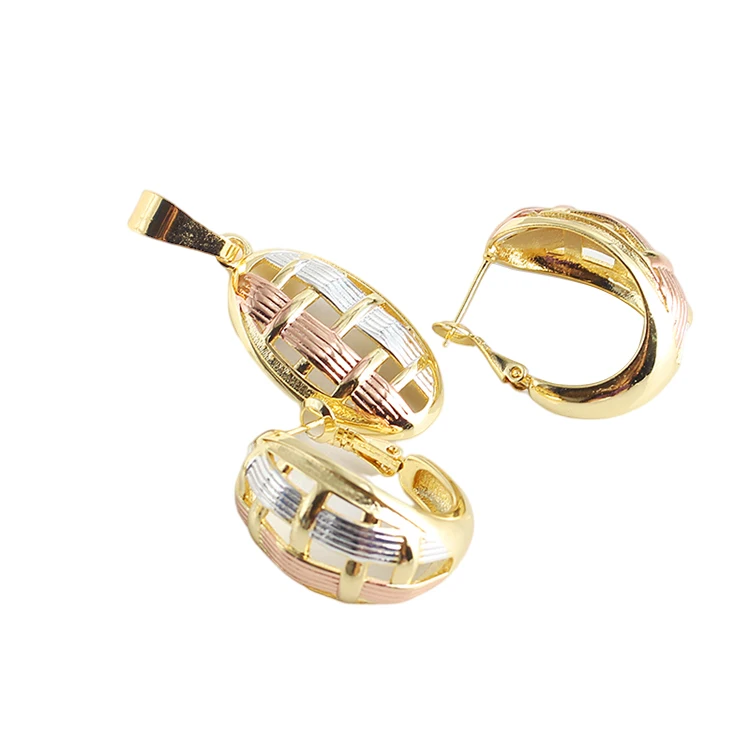 

Fashion Wedding Jewelry Zirconia Necklace Necklace Earrings Jewelry Set