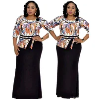 

Wholesale 4XL Plus Size African Style Elegant Party Evening Long Dress For Women