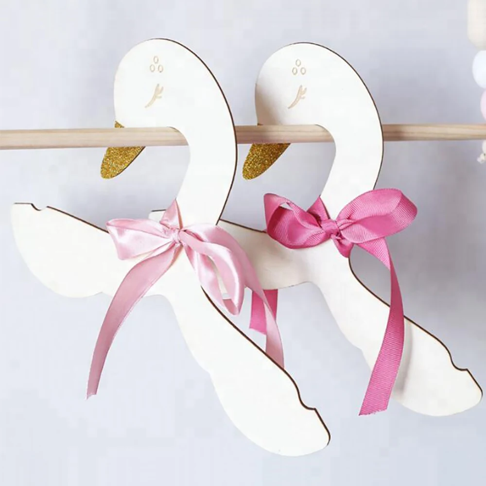 

Wholesale Girl Hangers Princess Dress Hangers In Swan Shape Kids Clothes Hangers, Red,pink