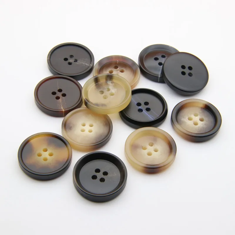 

Wholesale 4 Holes Polyester Round Custom Resin Button For Clothes, Customized different colors for according to demands