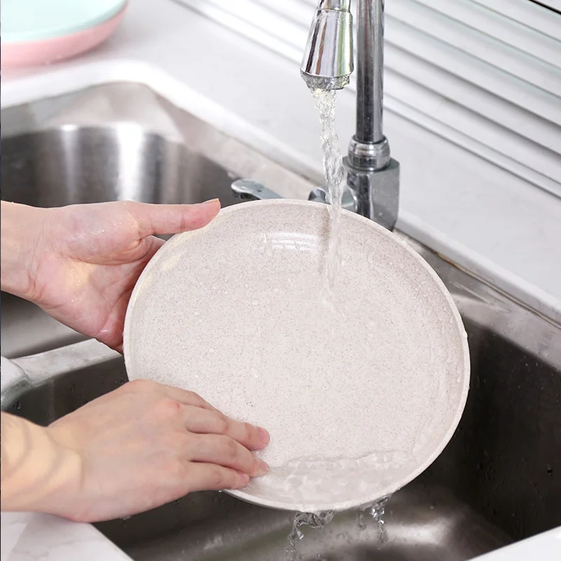 

Microwave Safe Wheat Straw Fiber Dinner Plate Kids Plate Restaurant Plates