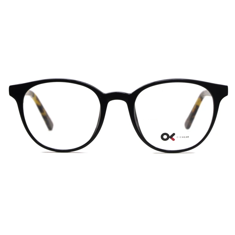 

93235 Fashion Round Acetate Optical Glasses Spectacle Frame