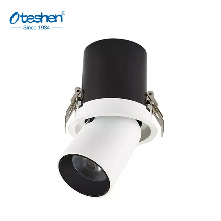 New design led recessed downlight cob ceiling led spotlights adjustable angle-