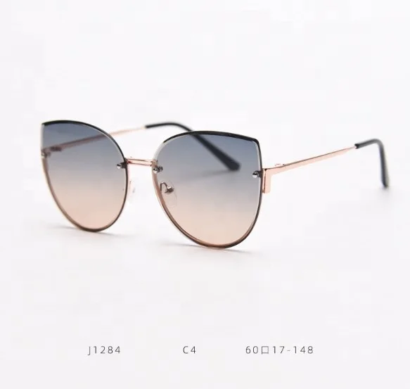 

2020 new trendy fashion women shades cat eye sunglasses
