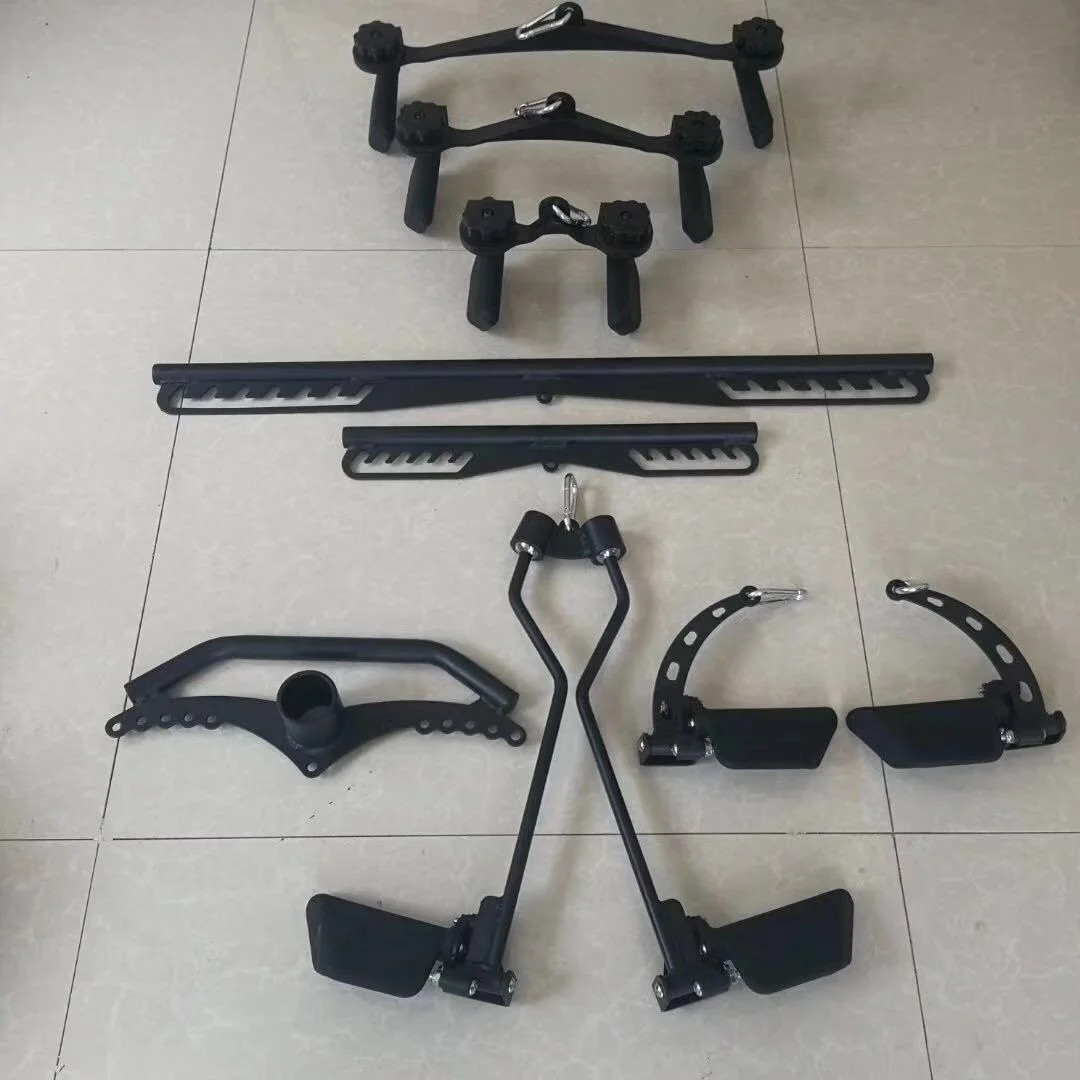 

Black triceps 5pcs per set pull down trainer gym bar