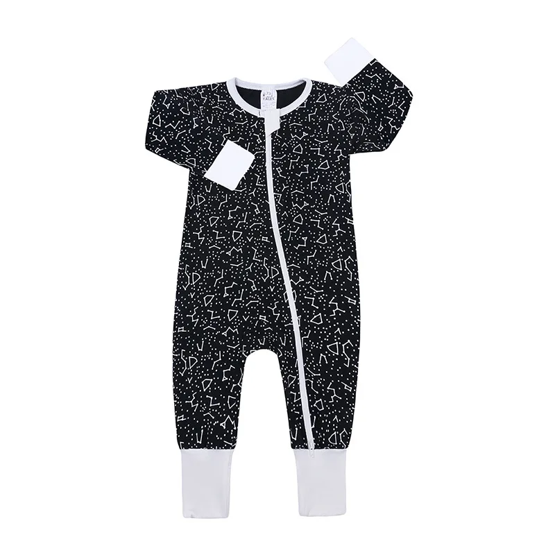 

wholesale gots knitted rompers baby clothes organic cotton winter zip up baby romper