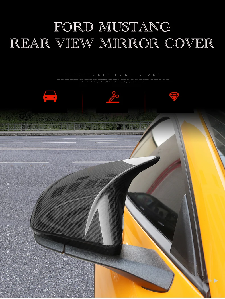 2015 mustang mirror cover