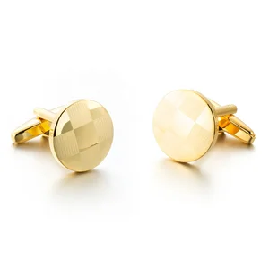 Hot selling premium french laser-latched business dress cufflink for men's shirts 2