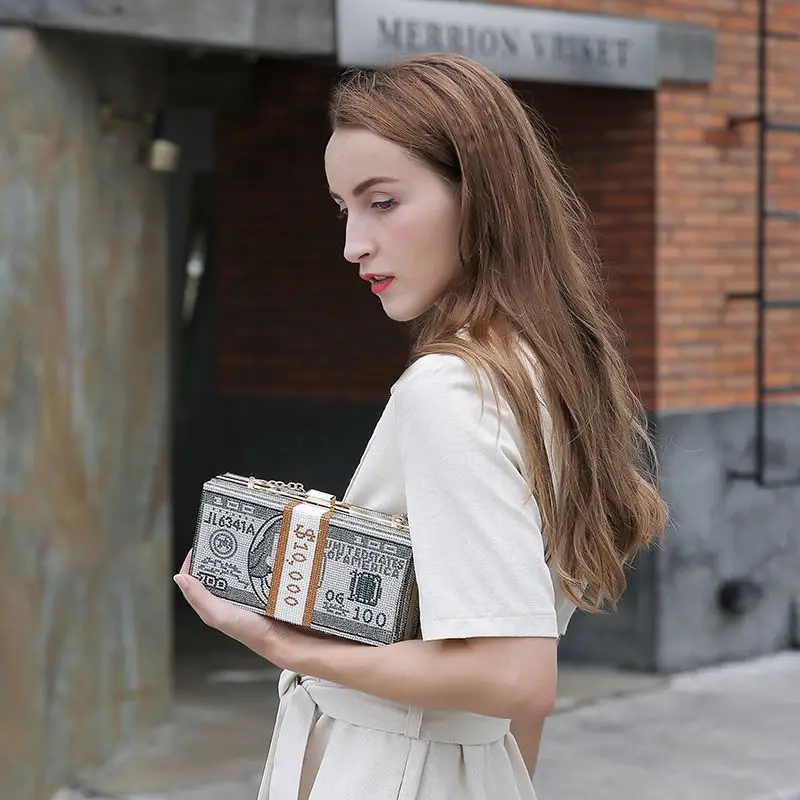 

Women Wallet Fashion Design Rhinestone Bling Money Bags Purse, Any color