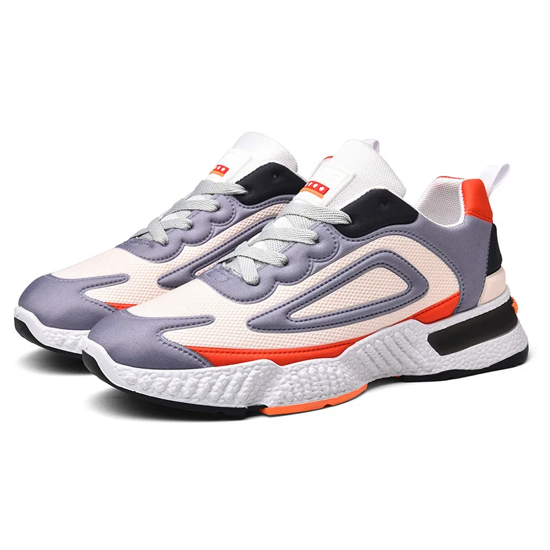 

Men's Casual Sneaker Air Cushion Mesh Running Sport Soft soled Wear resistant Travel Work Shoes, 3 colors