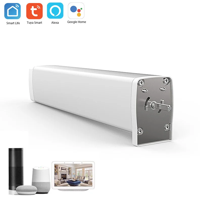 

XD-82TY Tuya Smart Electric Curtain Automation Motorized Smart Curtain, Whire