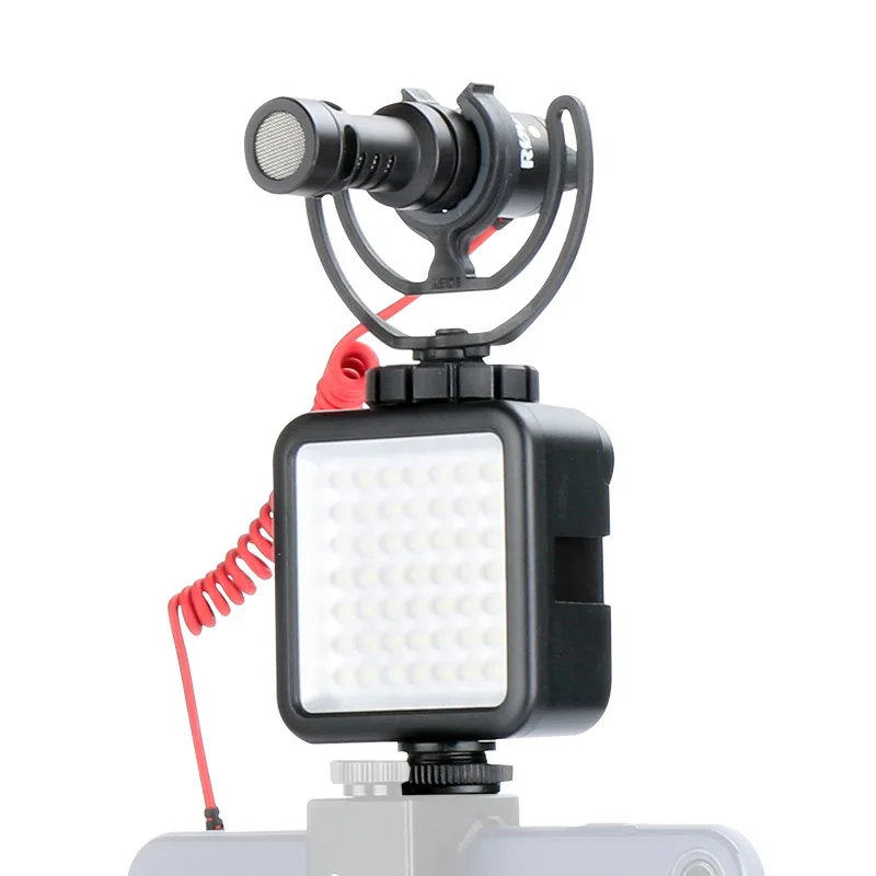 

Ulanzi W49 Dimmable Phone Camera Photo Mini LED Video Light Lamp, LED Video Light with 3 Hot Shoe