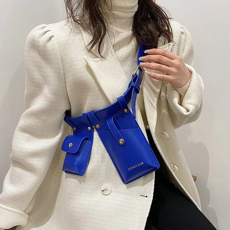 

Popular Design Colorful Mini Handbag Crossbody PU Leather Purses and Handbags Fanny Pack Purse Small Bags for Women