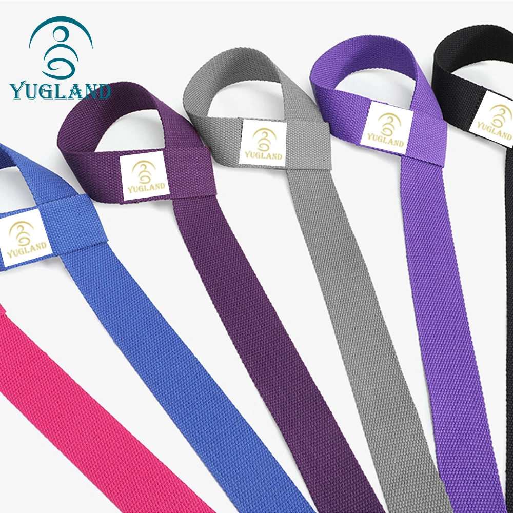 

Yugland Factory Custom Logo Adjustable Yoga Belt Yoga Mat Carrying Strap