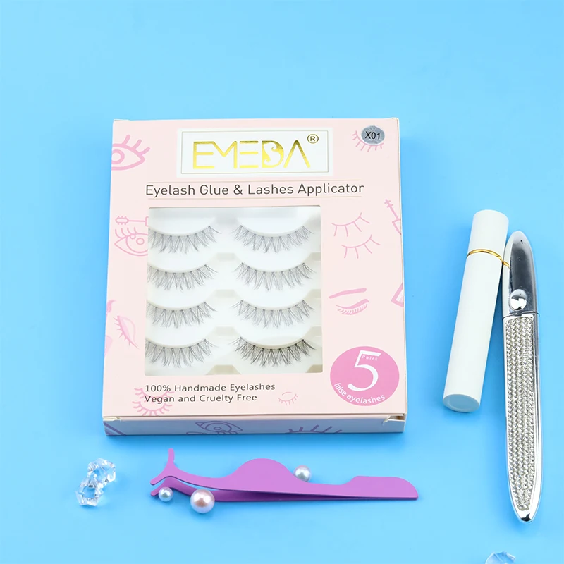 

Factory Directly Supply 15mm Mink Eyelashes Lashbook with Private lable