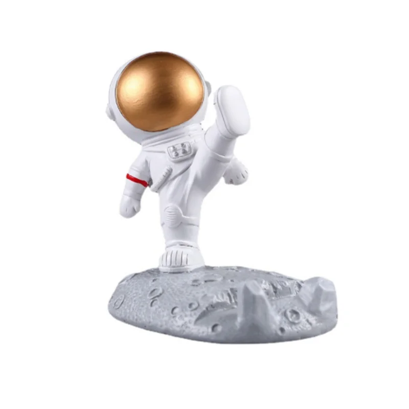 

Modern Home Astronaut Desk Phone Holder Resin Spaceman on base Holder for Cell Home Accessory