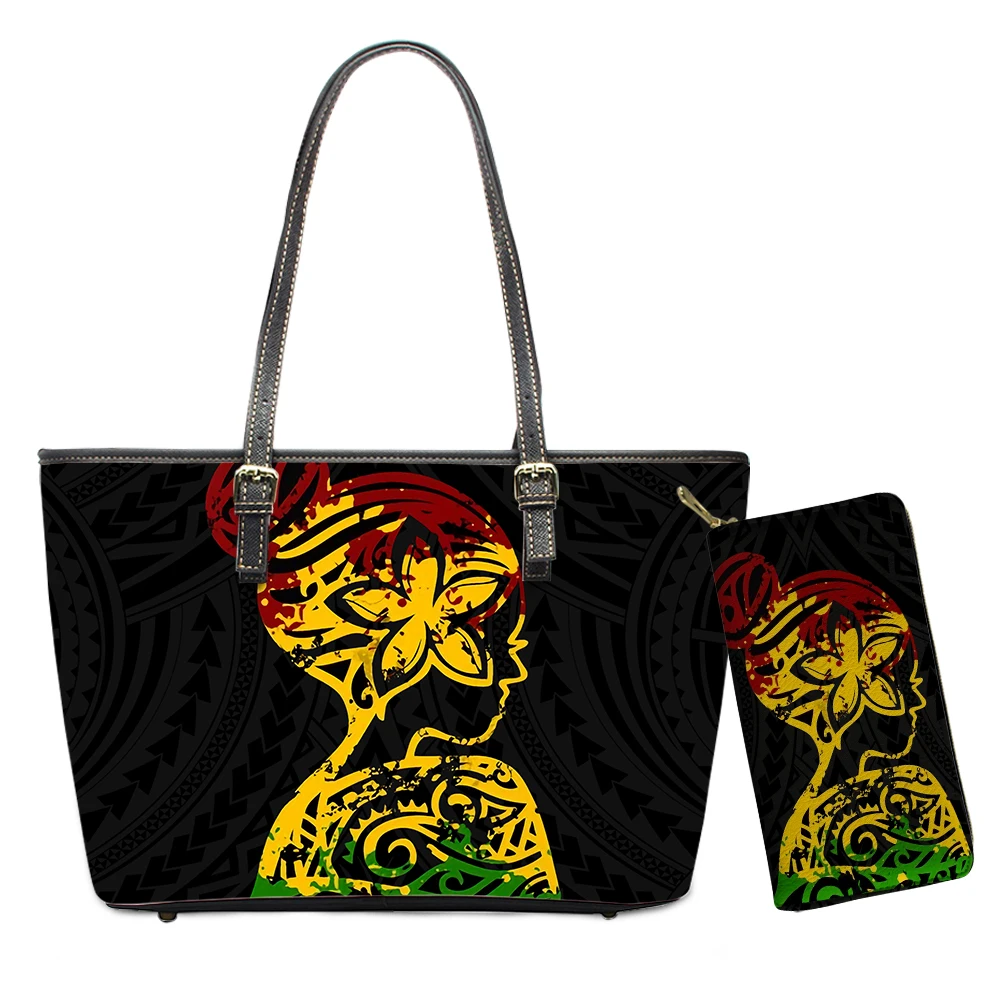 

DHNew Pattern Handbags For Women Unique Custom Polynesian Tribal Girls Designer Handbags Tote Bags Ladies Trendy Handbags