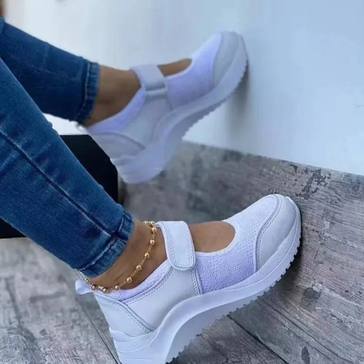

2021 latest designer shoes casual sneakers breathable lady thick sole casual shoes