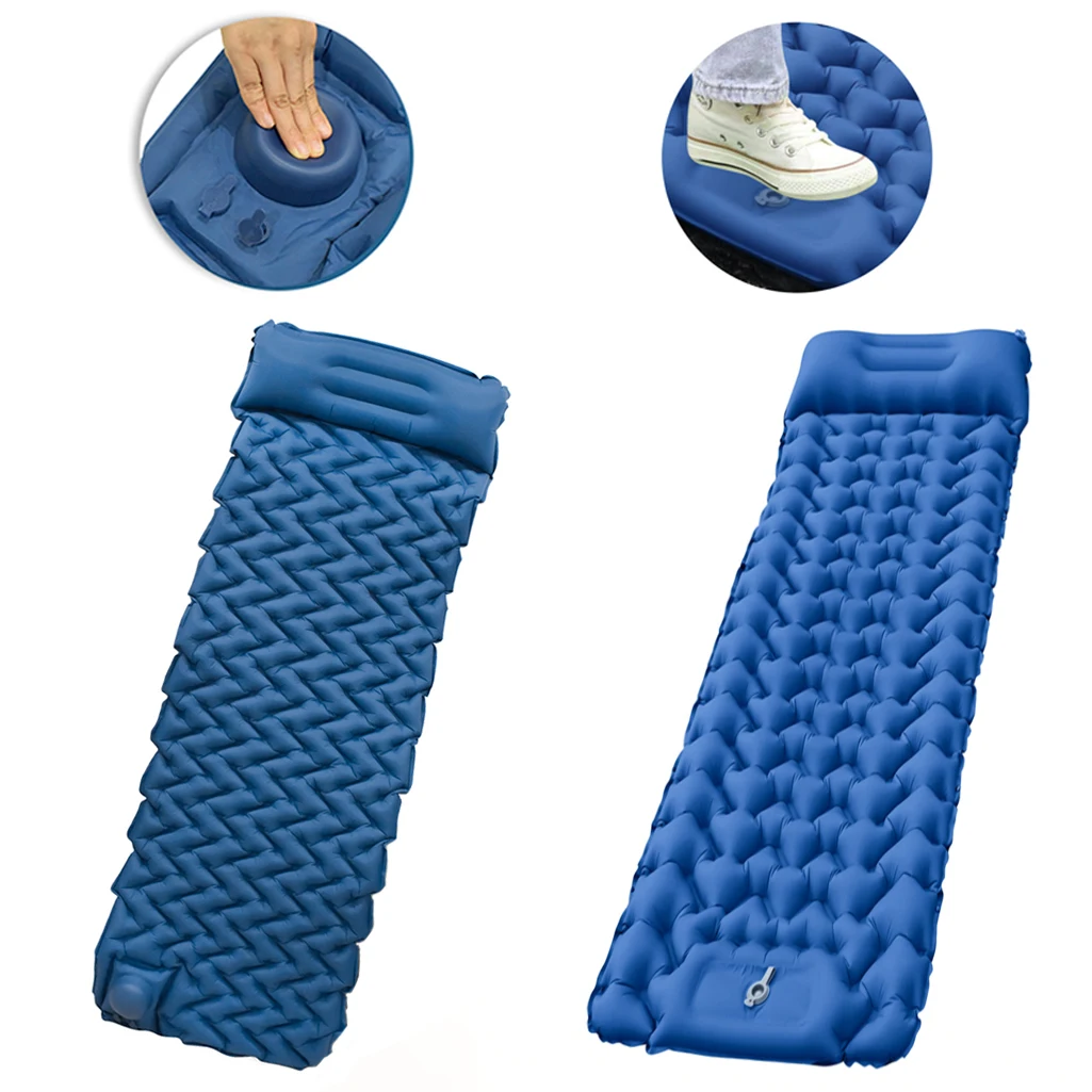 

In Stock Insulated Air Mattress Ultralight Backpacking Camping Self Inflatable Sleeping Pad