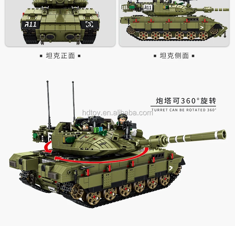 Details about   Construction kits panlos 632009 Merkava MK4 Main Battle Tank Toy 1730PCS Original Box show original title 